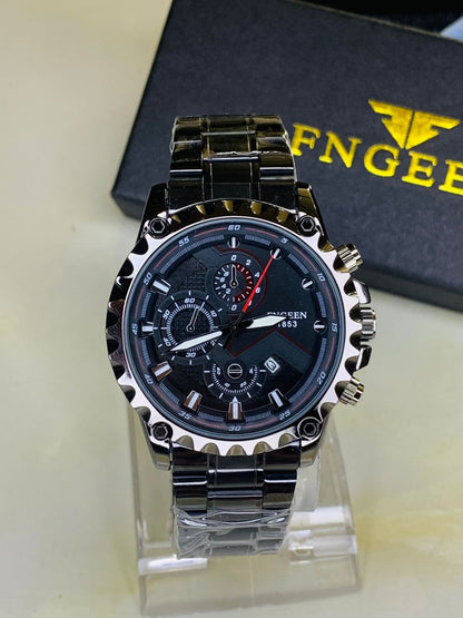 FNGEEN Stainless-Steel Watch for Men