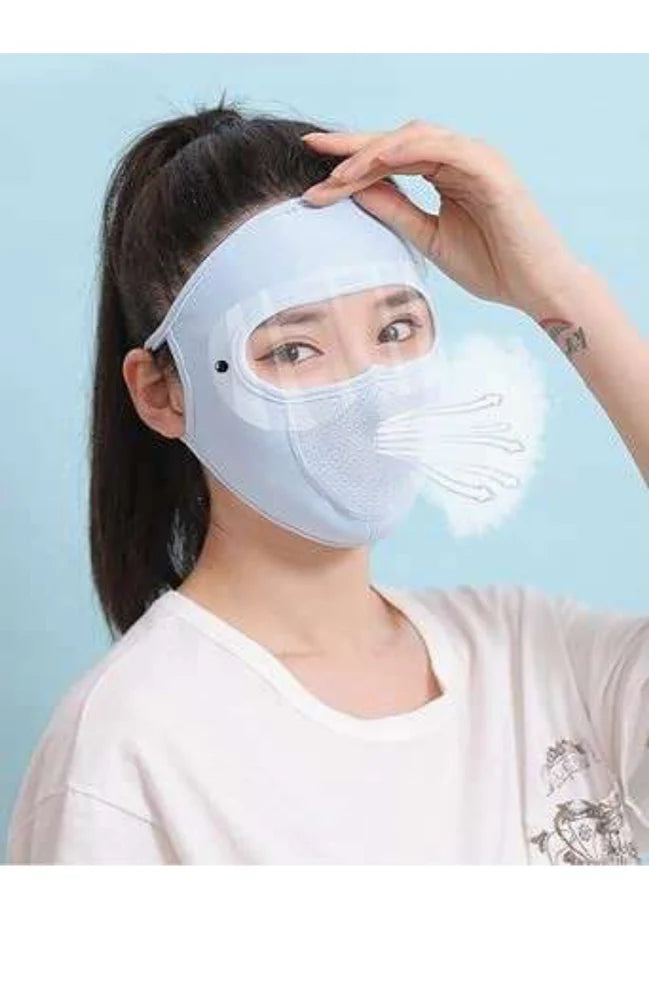 Anti Smog Latest Men Women Winter Warm Mask With Goggles Fleece